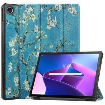 Betaalbare Hoesjes Lenovo Tab M10 Plus 3rd Gen Hoesje Book Case - Bloesem