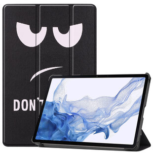 Samsung Galaxy Tab S8 Ultra Hoesje Book Case - Don't Touch Me