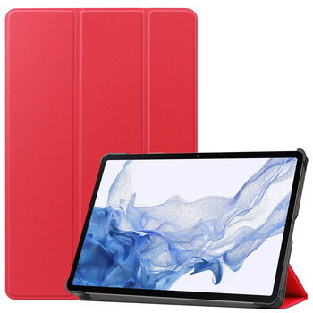 Samsung Galaxy Tab S8 Ultra Hoesje Book Case - Rood