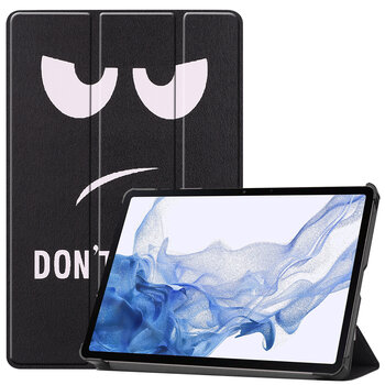 Samsung Galaxy Tab S8+ Hoesje Book Case - Don't Touch Me