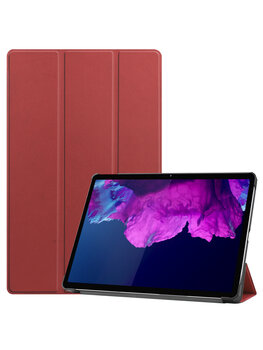 Lenovo Tab P11 Plus Hoesje Book Case - Donkerrood