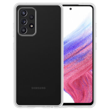 Samsung Galaxy A53 Hoesje Siliconen Hoes Case Cover - Transparant