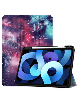 Apple iPad Air 5 10.9 (2022) Hoesje Book Case - Galaxy