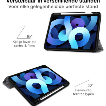 Apple iPad Air 5 10.9 (2022) Hoesje Book Case - Eiffeltoren