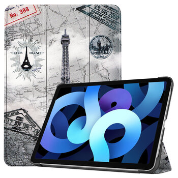 Betaalbare Hoesjes Apple iPad Air 5 10.9 (2022) Hoesje Book Case - Eiffeltoren