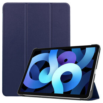 Betaalbare Hoesjes Apple iPad Air 5 10.9 (2022) Hoesje Book Case - Donkerblauw