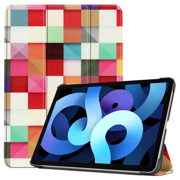 Betaalbare Hoesjes Apple iPad Air 5 10.9 (2022) Hoesje Book Case - Blokken