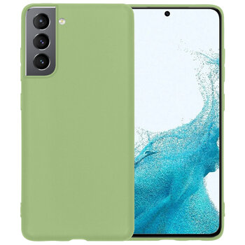 Samsung Galaxy S22+ Hoesje Siliconen Hoes Case Cover - Groen