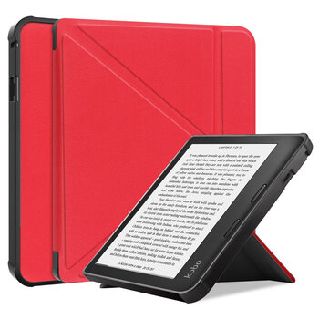 Kobo Libra 2 Hoesje Book Case - Rood