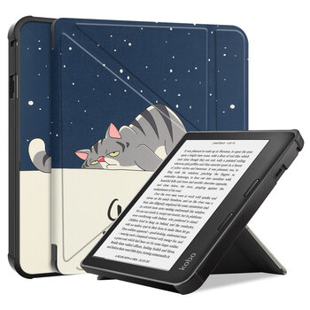 Kobo Libra 2 Hoesje Book Case - Kat