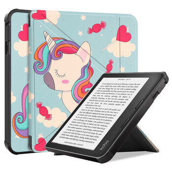 Kobo Libra 2 Hoesje Book Case - Eenhoorn