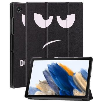 Betaalbare Hoesjes Samsung Galaxy Tab A8 2021 Hoesje Book Case - Don't Touch Me