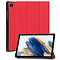 Betaalbare Hoesjes Samsung Galaxy Tab A8 2021 Hoesje Book Case - Rood