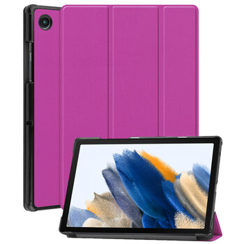 Betaalbare Hoesjes Samsung Galaxy Tab A8 2021 Hoesje Book Case - Paars