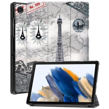 Betaalbare Hoesjes Samsung Galaxy Tab A8 2021 Hoesje Book Case - Eiffeltoren