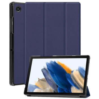 Betaalbare Hoesjes Samsung Galaxy Tab A8 2021 Hoesje Book Case - Donkerblauw