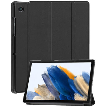 Betaalbare Hoesjes Samsung Galaxy Tab A8 2021 Hoesje Book Case - Zwart