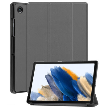 Betaalbare Hoesjes Samsung Galaxy Tab A8 2021 Hoesje Book Case - Grijs