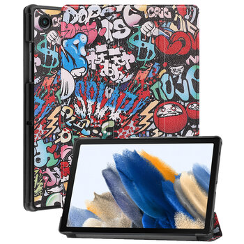 Betaalbare Hoesjes Samsung Galaxy Tab A8 2021 Hoesje Book Case - Graffity