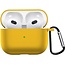 Airpods 3 Hoesje Case Siliconen Hoes Geschikt voor Apple AirPods 3 Case Hoesje Met Clip - Geel