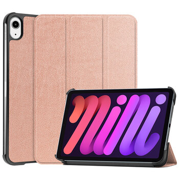 Betaalbare Hoesjes Apple iPad Mini 6 8.3 (2021) Hoesje Book Case - Rose goud