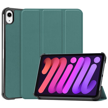 Betaalbare Hoesjes Apple iPad Mini 6 8.3 (2021) Hoesje Book Case - Donkergroen