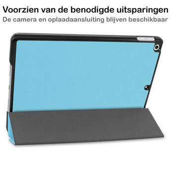 Apple iPad 9 10.2 (2021) Hoesje Book Case - Lichtblauw