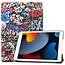 Apple iPad 9 10.2 (2021) Hoesje Book Case - Graffity