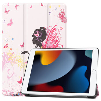 Betaalbare Hoesjes Apple iPad 9 10.2 (2021) Hoesje Book Case - Elfje
