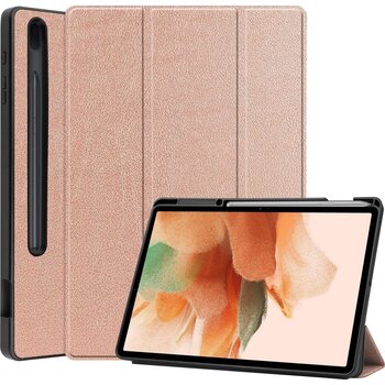 Samsung Galaxy Tab S7 FE Hoesje Book Case - Rose goud