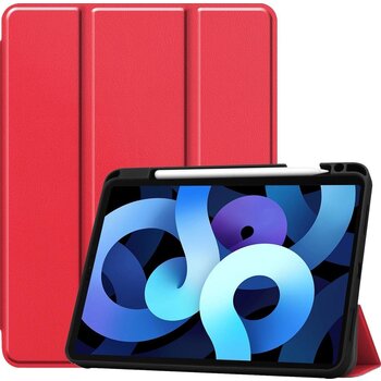 Apple iPad Air 4 10.9 (2020) Hoesje Book Case - Rood