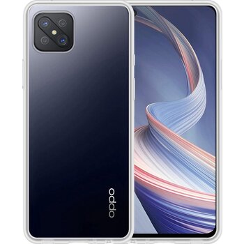 OPPO Reno 4Z Hoesje Siliconen Hoes Case Cover - Transparant