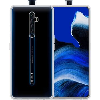 OPPO Reno 2 Hoesje Siliconen Hoes Case Cover - Transparant