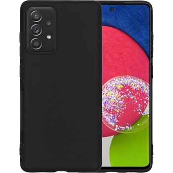 Samsung Galaxy A52s 5G Hoesje Siliconen Hoes Case Cover - Zwart