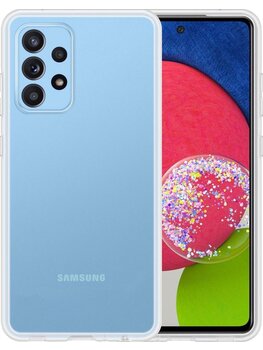 Samsung Galaxy A52s 5G Hoesje Siliconen Hoes Case Cover - Transparant