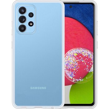 Samsung Galaxy A52s 5G Hoesje Siliconen Hoes Case Cover - Transparant