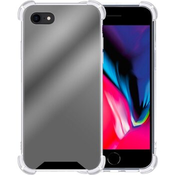 Apple iPhone 8 Hoesje Siliconen Shock Proof Hoes Case Cover - Zwart