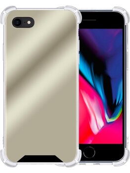 Apple iPhone 7 Hoesje Siliconen Shock Proof Hoes Case Cover - Goud