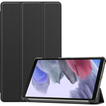 Betaalbare Hoesjes Samsung Galaxy Tab A7 Lite Hoesje Book Case - Zwart