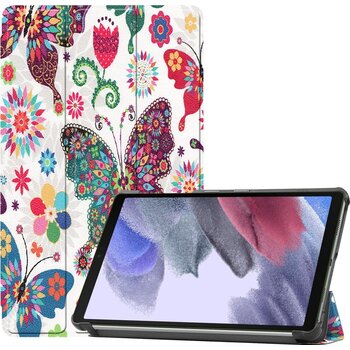 Betaalbare Hoesjes Samsung Galaxy Tab A7 Lite Hoesje Book Case - Vlinders