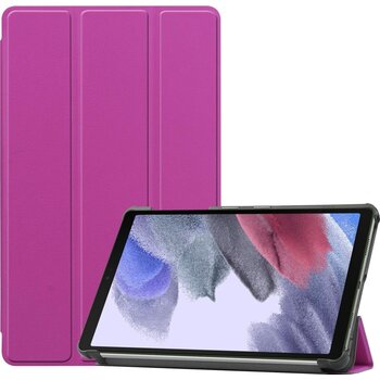 Betaalbare Hoesjes Samsung Galaxy Tab A7 Lite Hoesje Book Case - Paars