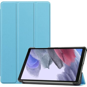 Betaalbare Hoesjes Samsung Galaxy Tab A7 Lite Hoesje Book Case - Lichtblauw