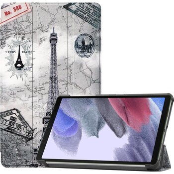 Betaalbare Hoesjes Samsung Galaxy Tab A7 Lite Hoesje Book Case - Eiffeltoren