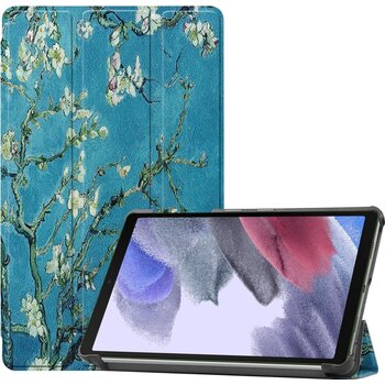 Betaalbare Hoesjes Samsung Galaxy Tab A7 Lite Hoesje Book Case - Bloesem