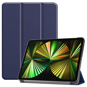 Apple iPad Pro 12.9 (2021) Hoesje Book Case - Donkerblauw