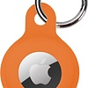 AirTag Sleutelhanger AirTag Hoesje Siliconen Hanger - AirTag Hanger Sleutelhanger Hoesje - Oranje