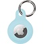 AirTag Sleutelhanger AirTag Hoesje Siliconen Hanger - AirTag Hanger Sleutelhanger Hoesje - Licht Blauw