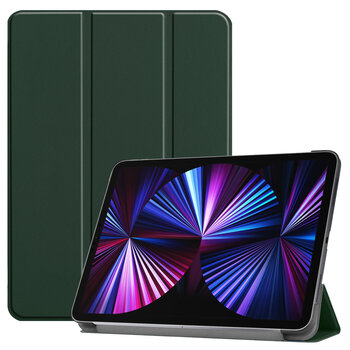 Betaalbare Hoesjes Apple iPad Pro 11 (2021) Hoesje Book Case - Donkergroen