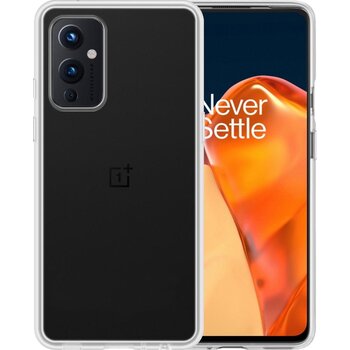 OnePlus 9 Hoesje Siliconen Hoes Case Cover - Transparant