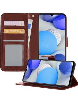 Samsung Galaxy A42 Hoesje Book Case Kunstleer Cover Hoes - Bruin
